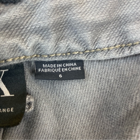 A/X Armani Exchange Gray Jeans Size 6 - Picture 8 of 14